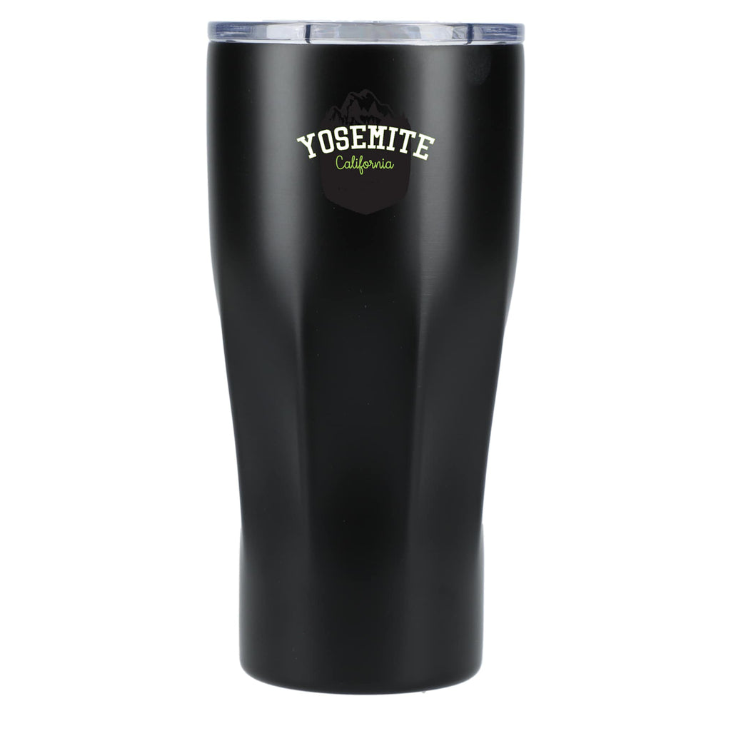 Mega Victor Ribbed Recycled Tumbler, 30 oz Full Color - Black - Front 2