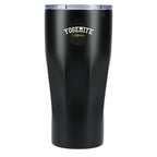 Mega Victor Ribbed Recycled Tumbler, 30 oz Full Color - Black - Front 2