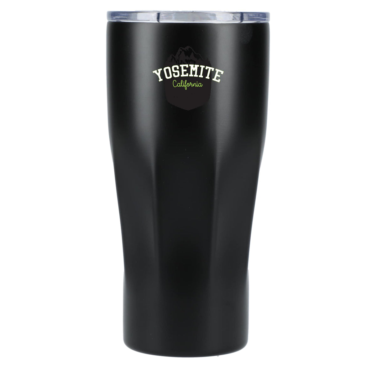 Mega Victor Ribbed Recycled Tumbler, 30 oz Full Color - Black - Front 2