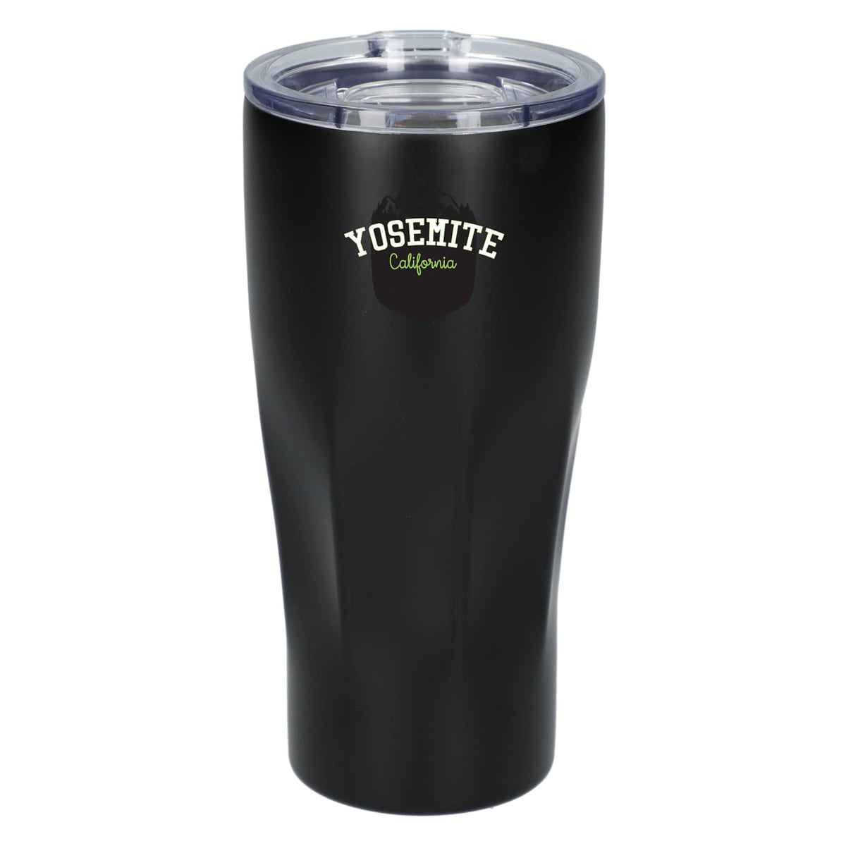 Mega Victor Ribbed Recycled Tumbler, 30 oz Full Color - Black - Front
