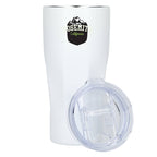 Mega Victor Ribbed Recycled Tumbler, 30 oz Full Color - White - Front 4