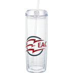 Mega Vortex Double Wall Acrylic Tumbler, 24 oz - Clear - Front 2