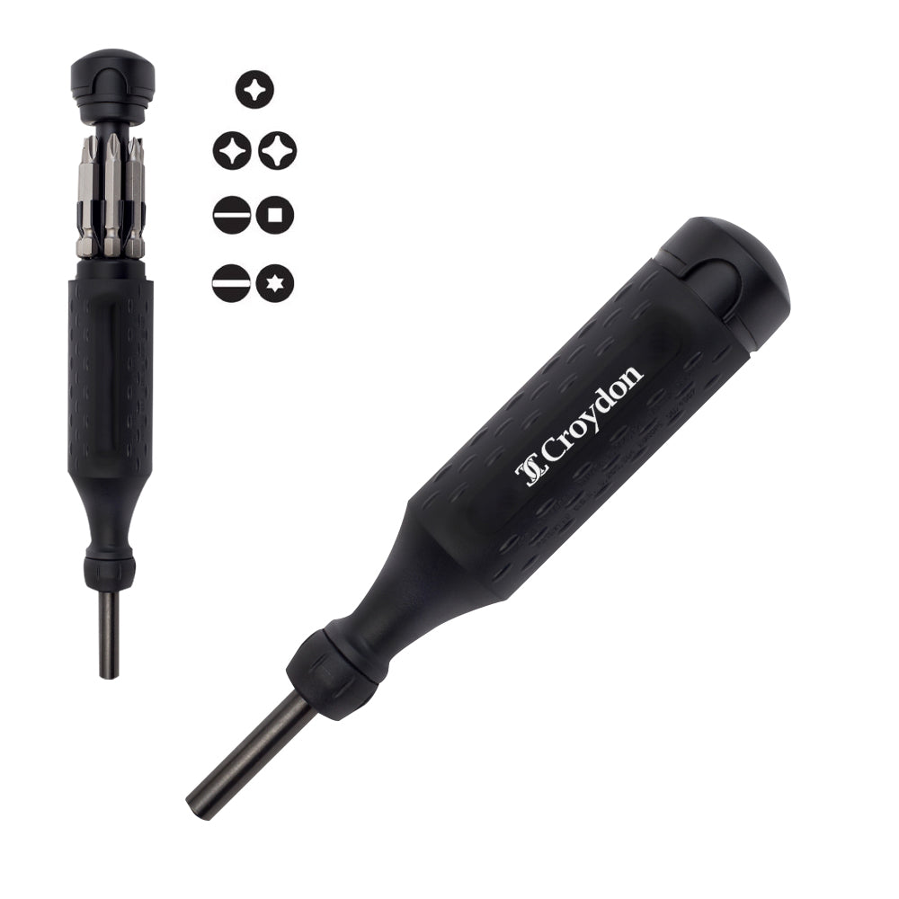 MegaPro Driver, Eight-Way - Black - Silk Screen