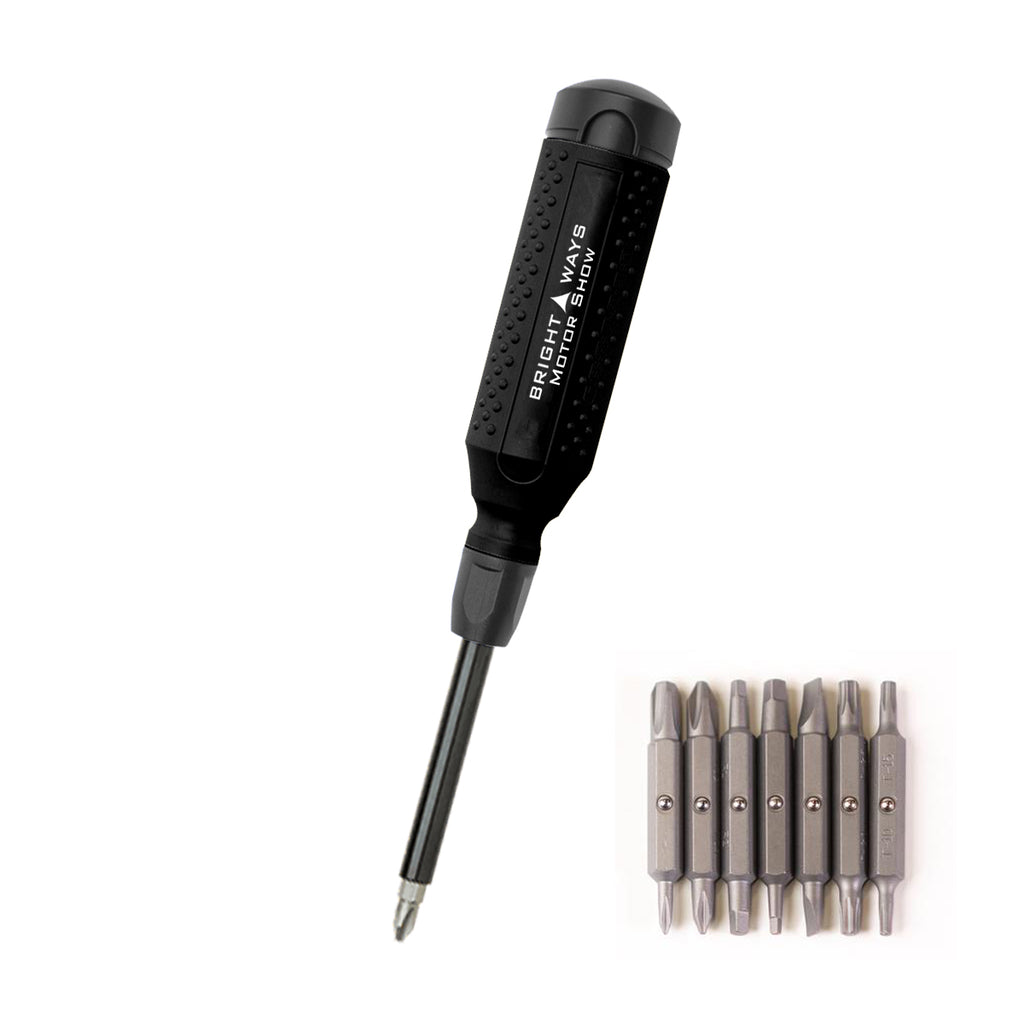 MegaPro Multi-Bit Screwdriver, 15 Bits - Gray - Pad Print