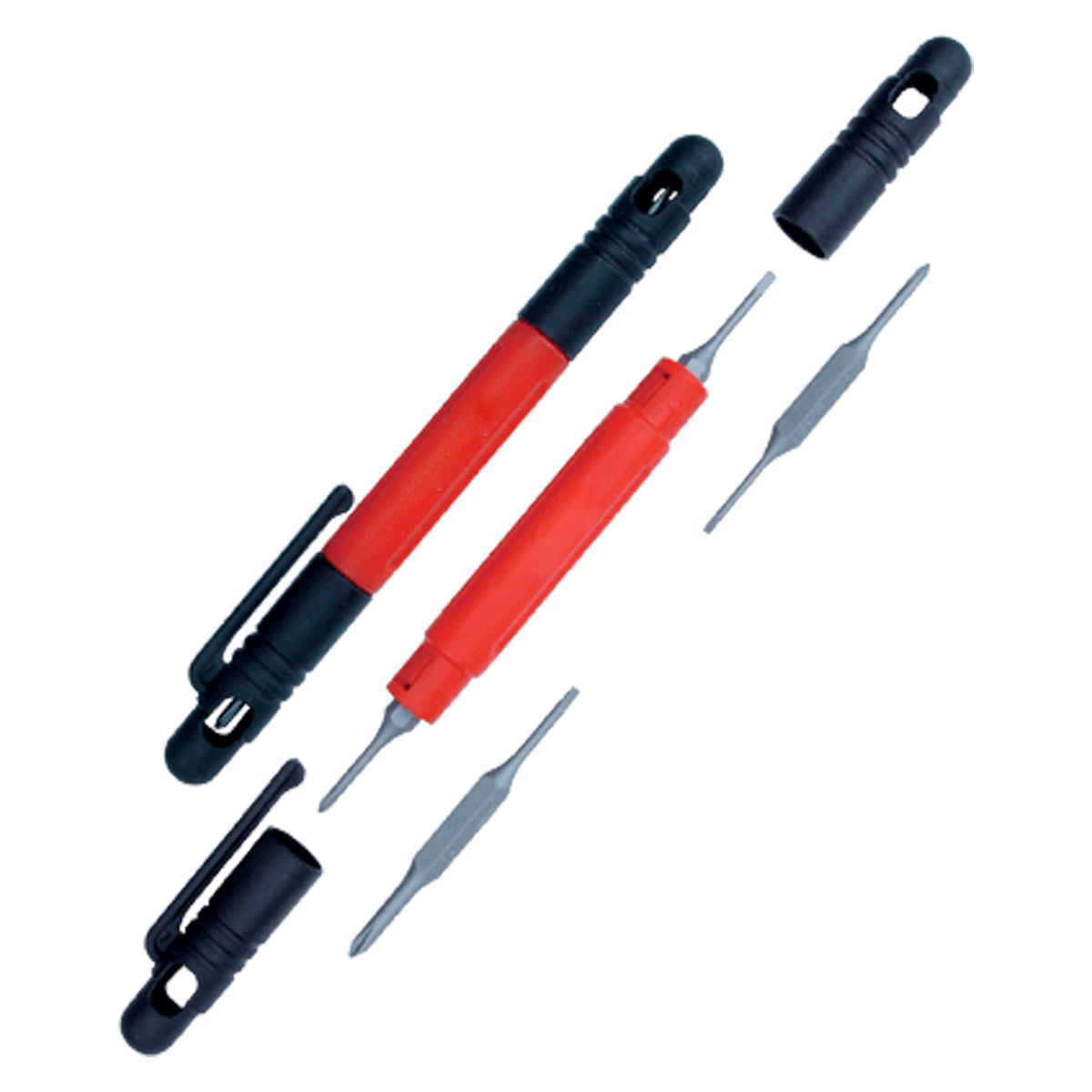 MegaPro Pocket Driver, Four-Way - Red with Black - Blank