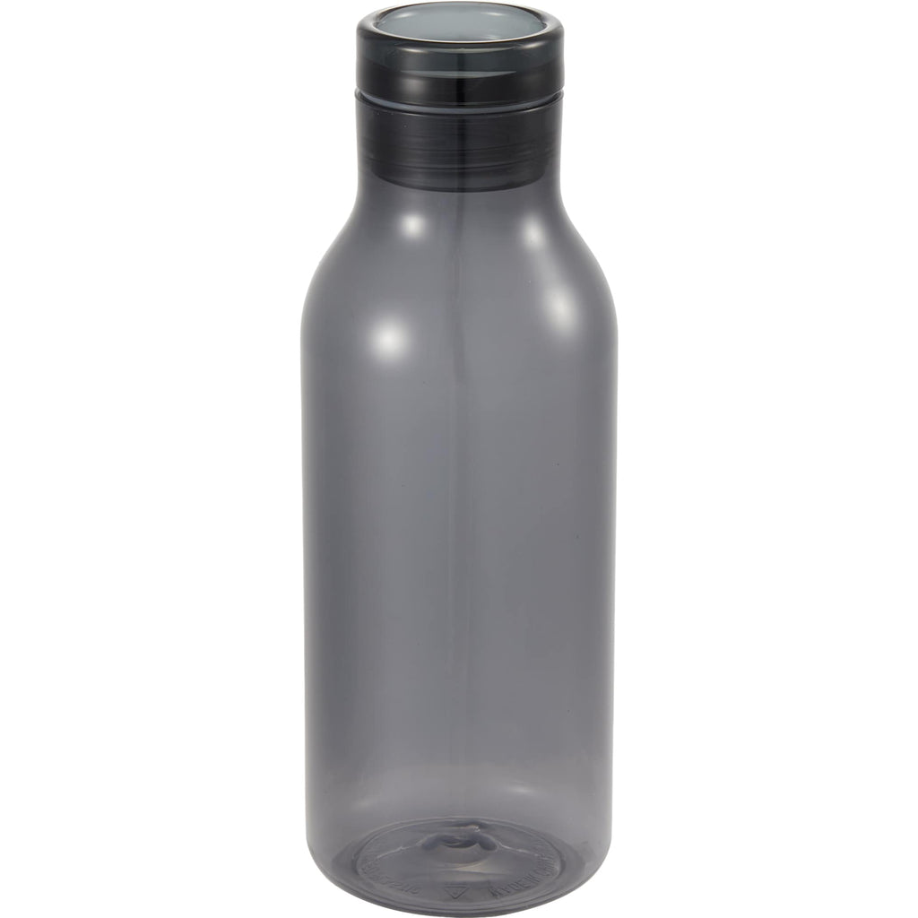 Meka Sports Bottle in Recycled PET, 18 oz Full Color - Smoke - Back