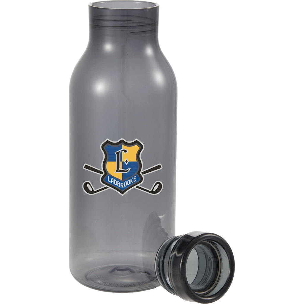 Meka Sports Bottle in Recycled PET, 18 oz Full Color - Smoke - Detail
