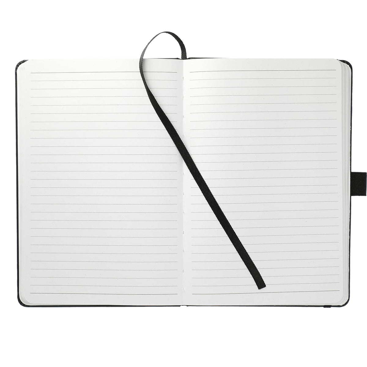Mela Apple Leather Hardcover Journal, 5.5 x 8.5 Inches Debossing - Black - Front 4