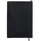 Mela Refillable Apple Leather Journal, 7 x 10 Inches - Black - Back