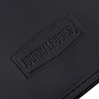 Mela Refillable Apple Leather Journal, 7 x 10 Inches - Black - Detail