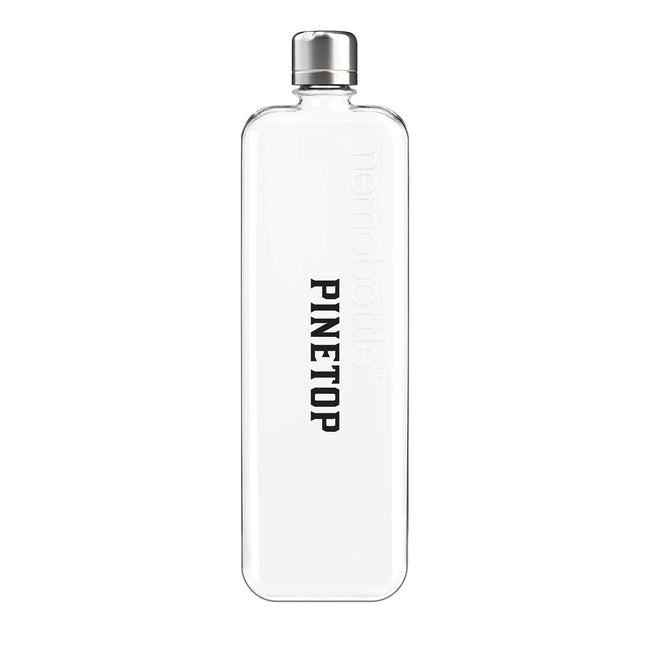 memobottle Slim Flat Water Bottle, 15 oz