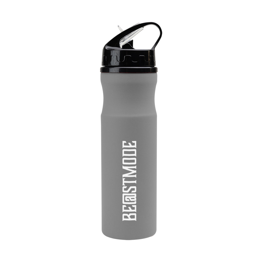Memphis Recycled Aluminum Bike Bottle, 22 oz - Gray - Silk Screen