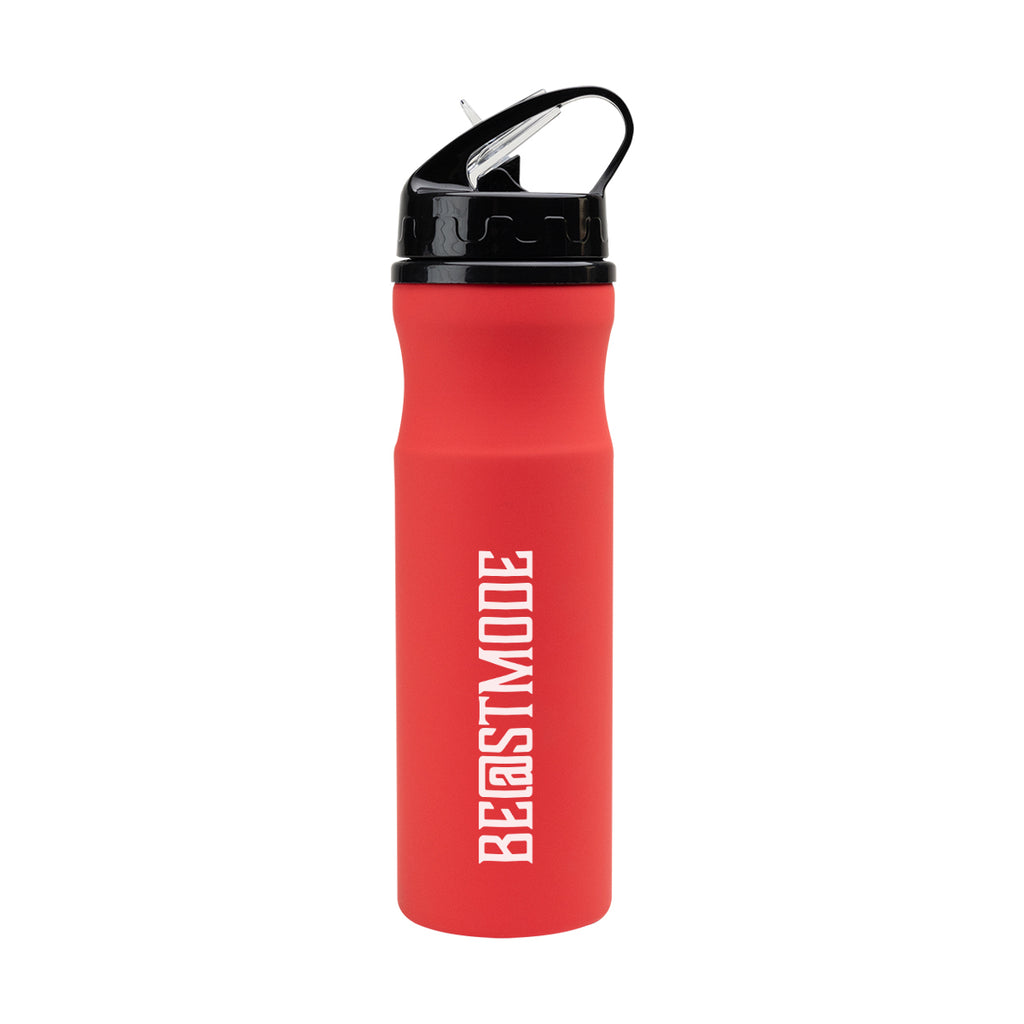 Memphis Recycled Aluminum Bike Bottle, 22 oz - Red - Silk Screen