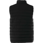 Mercer Insulated Puffer Vest for Men Embroidery - Black - Back Flat