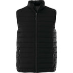 Mercer Insulated Puffer Vest for Men Embroidery - Black - Front Flat