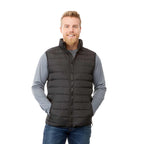 Mercer Insulated Puffer Vest for Men Embroidery - Black - Front On Model