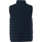 Mercer Insulated Puffer Vest for Men Embroidery - Navy - Back Flat