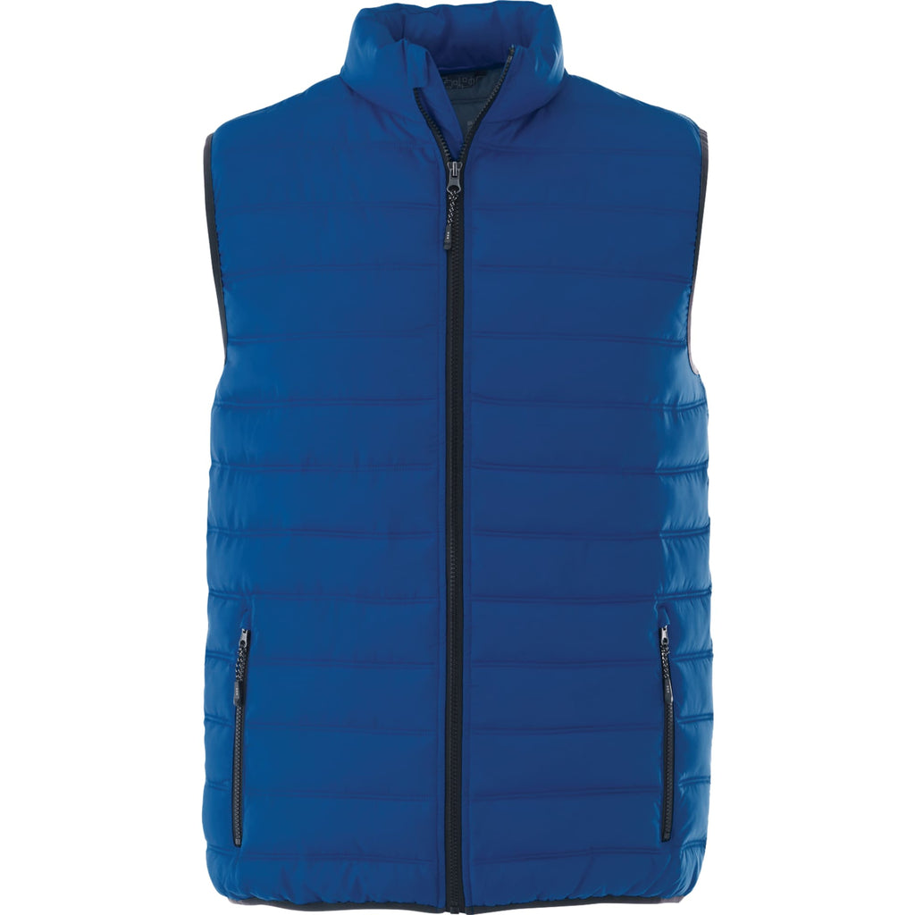 Mercer Insulated Puffer Vest for Men Embroidery - New Royal - Front Flat