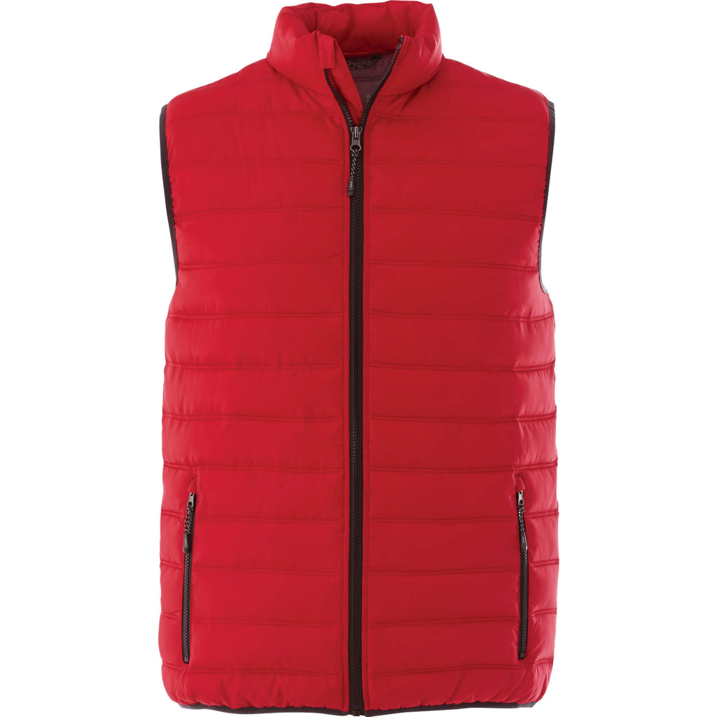 Mercer Insulated Puffer Vest for Men Embroidery - Team Red - Front Flat