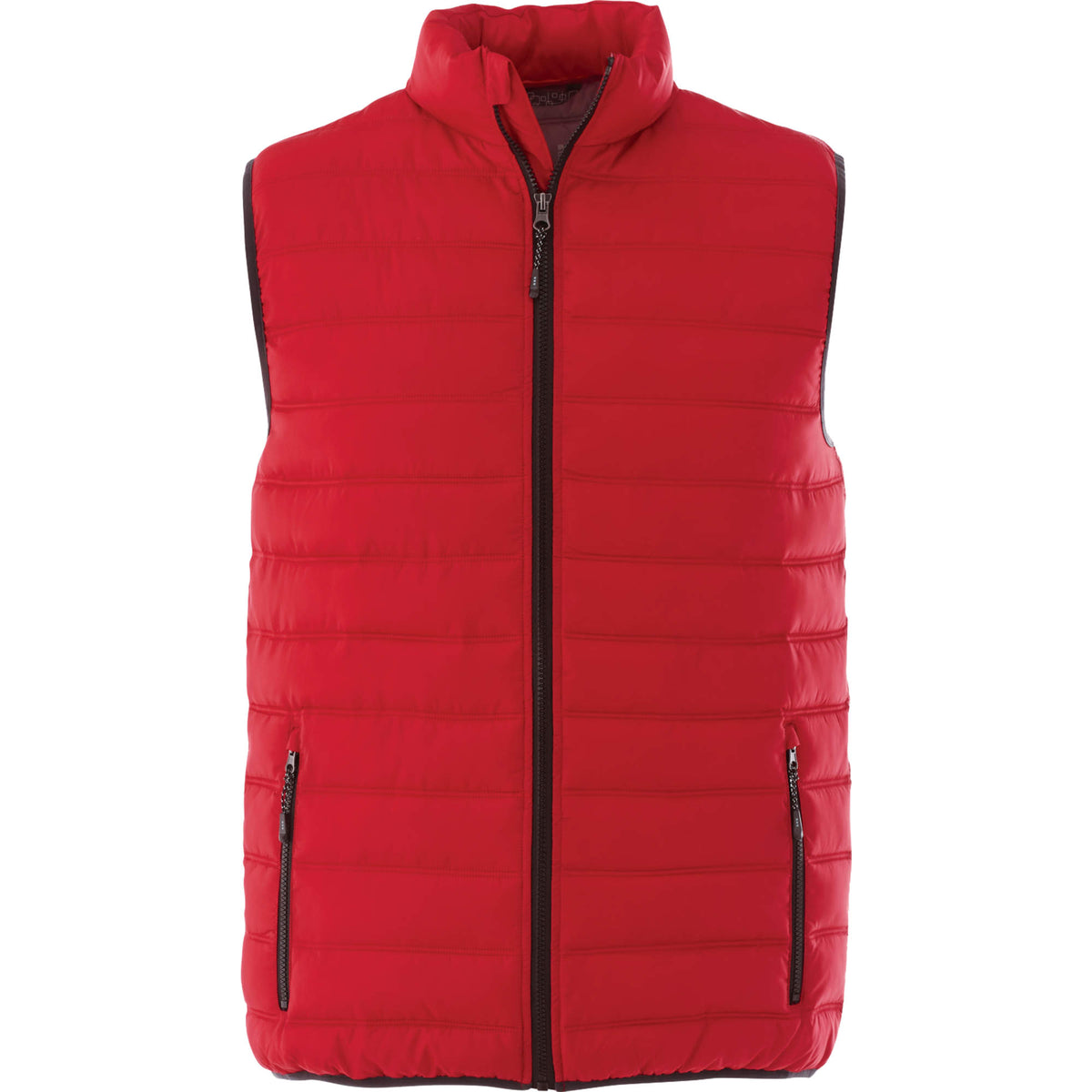 Mercer Insulated Puffer Vest for Men Embroidery - Team Red - Front Flat