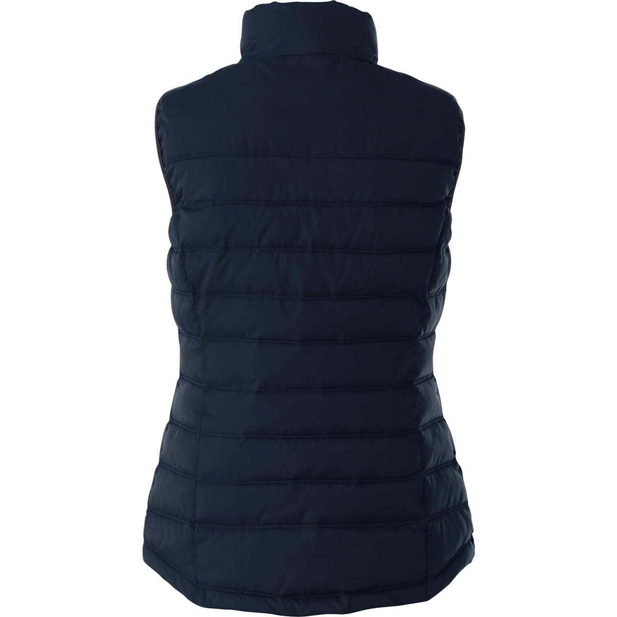 Mercer Insulated Puffer Vest for Women Embroidery - Navy - Back Flat