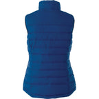 Mercer Insulated Puffer Vest for Women Embroidery - New Royal - Back Flat