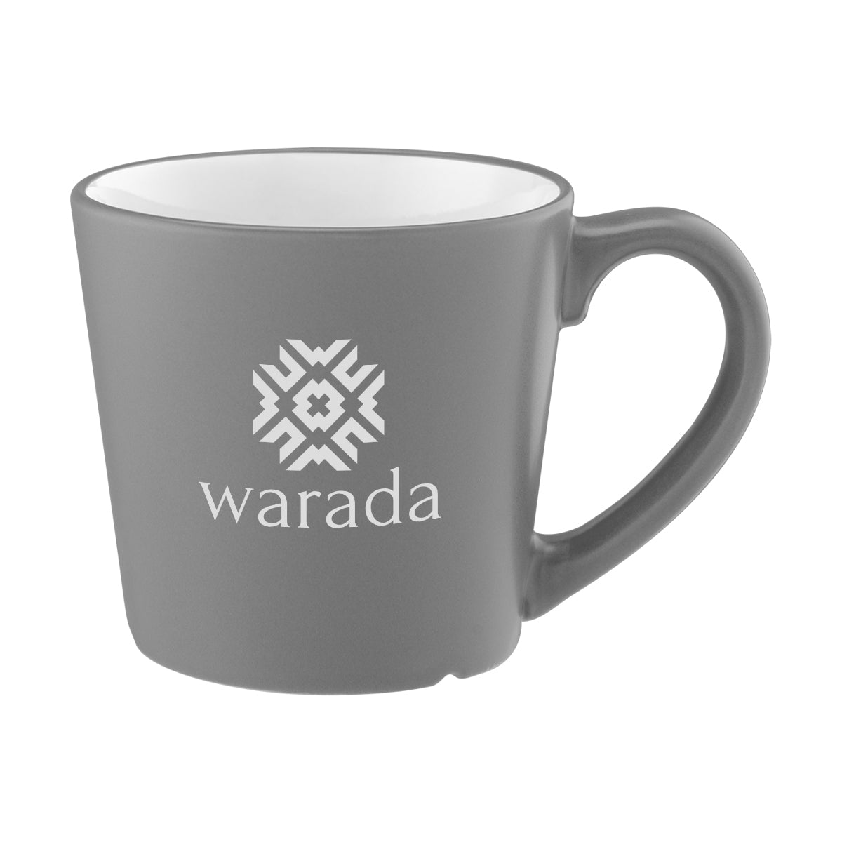 Mercer Matte Ceramic Mug, 12 oz - Gray - Ceramic