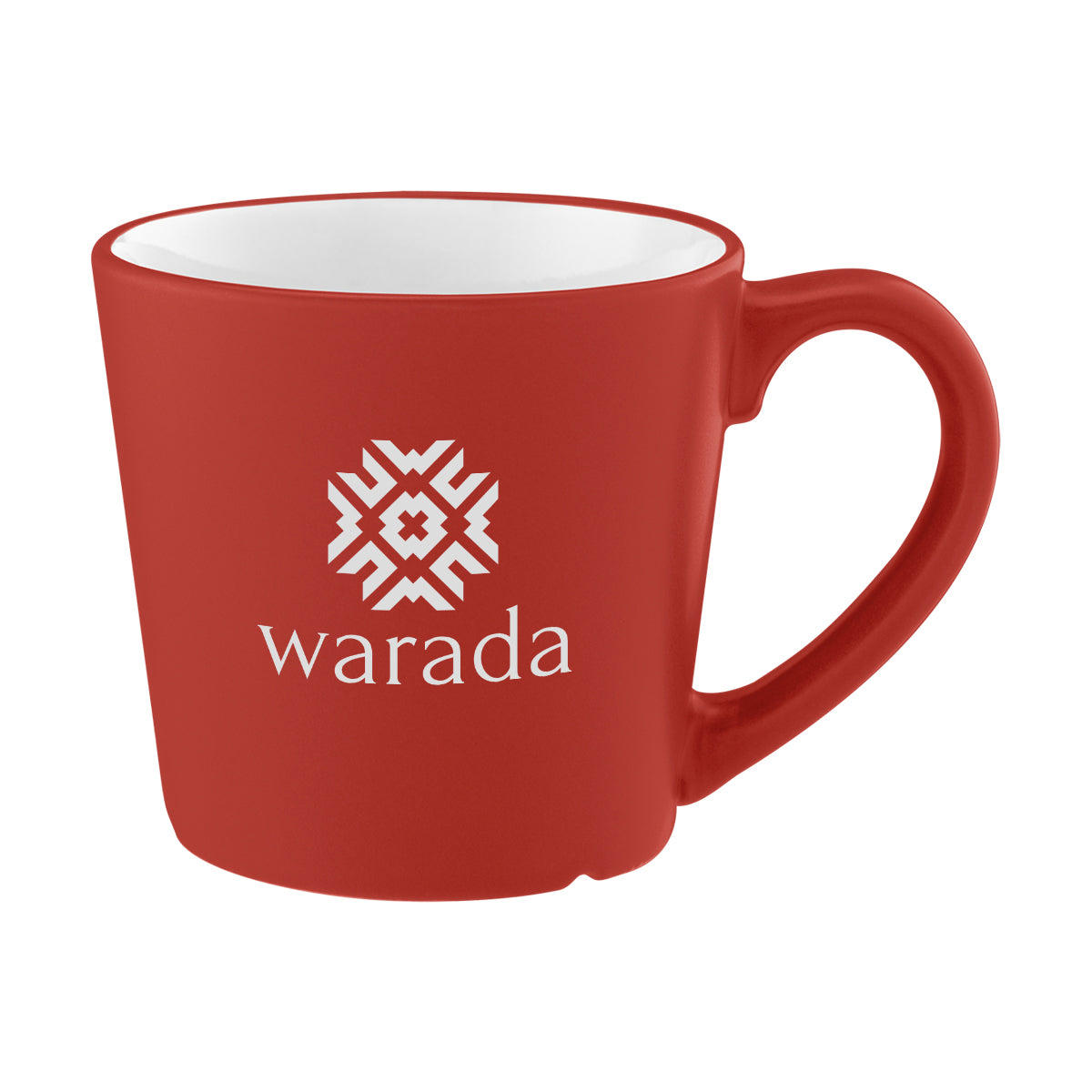 Mercer Matte Ceramic Mug, 12 oz - Red - Ceramic