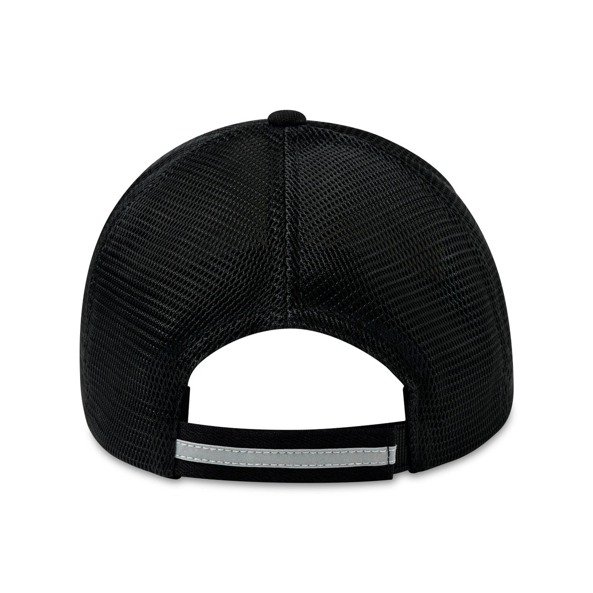 Merrimack Hat Co. Active Reflective Performance Cap, 5 Panel Embroidery - Black - View 3