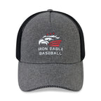 Merrimack Hat Co. Active Reflective Performance Cap, 5 Panel Embroidery - Heather Grey - View 2