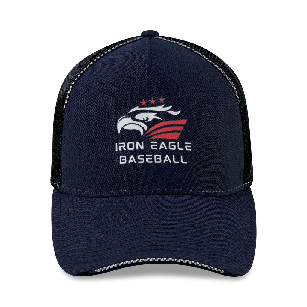 Merrimack Hat Co. Active Reflective Performance Cap, 5 Panel Transfer - Navy Blue/Black - View 2
