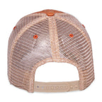 Merrimack Hat Co. Austin Vintage Wash Trucker Cap Transfer - Rust/Tan - View 3