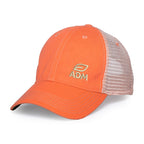Merrimack Hat Co. Austin Vintage Wash Trucker Cap Transfer - Washed Orange/Tan - View 1
