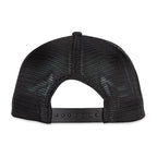 Merrimack Hat Co. Axel Flat Brim Trucker Cap Embroidery - Black - View 3