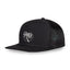Merrimack Hat Co. Axel Flat Brim Trucker Cap Transfer - Black - View 1