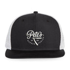 Merrimack Hat Co. Axel Flat Brim Trucker Cap Transfer - Black-White - View 2