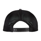 Merrimack Hat Co. Axel Flat Brim Trucker Cap Transfer - Heather Grey/Black - View 3