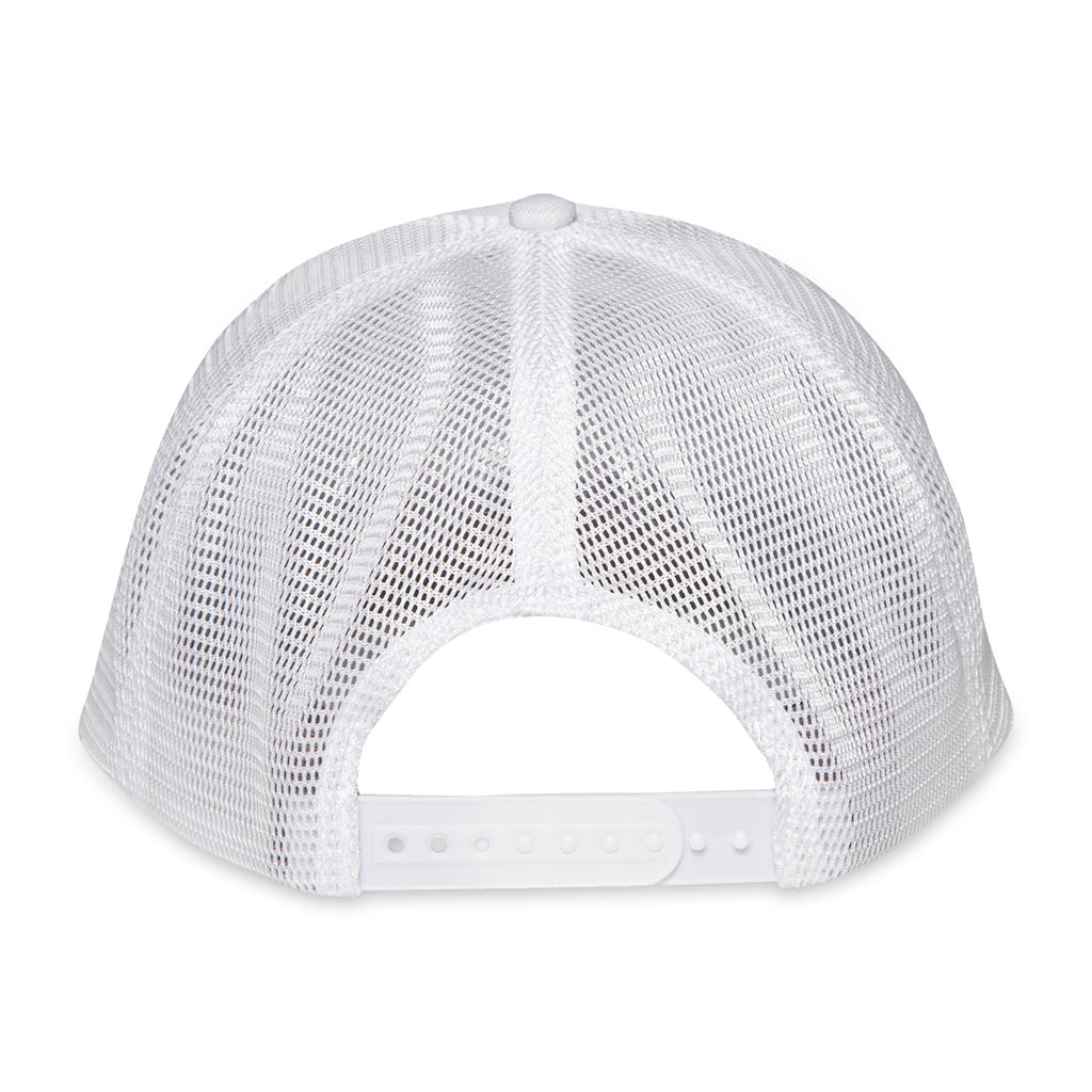 Merrimack Hat Co. Axel Flat Brim Trucker Cap Transfer - White - View 2