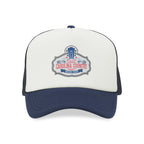 Merrimack Hat Co. Bronx Foam Front Trucker Cap Transfer - Navy/White - View 2