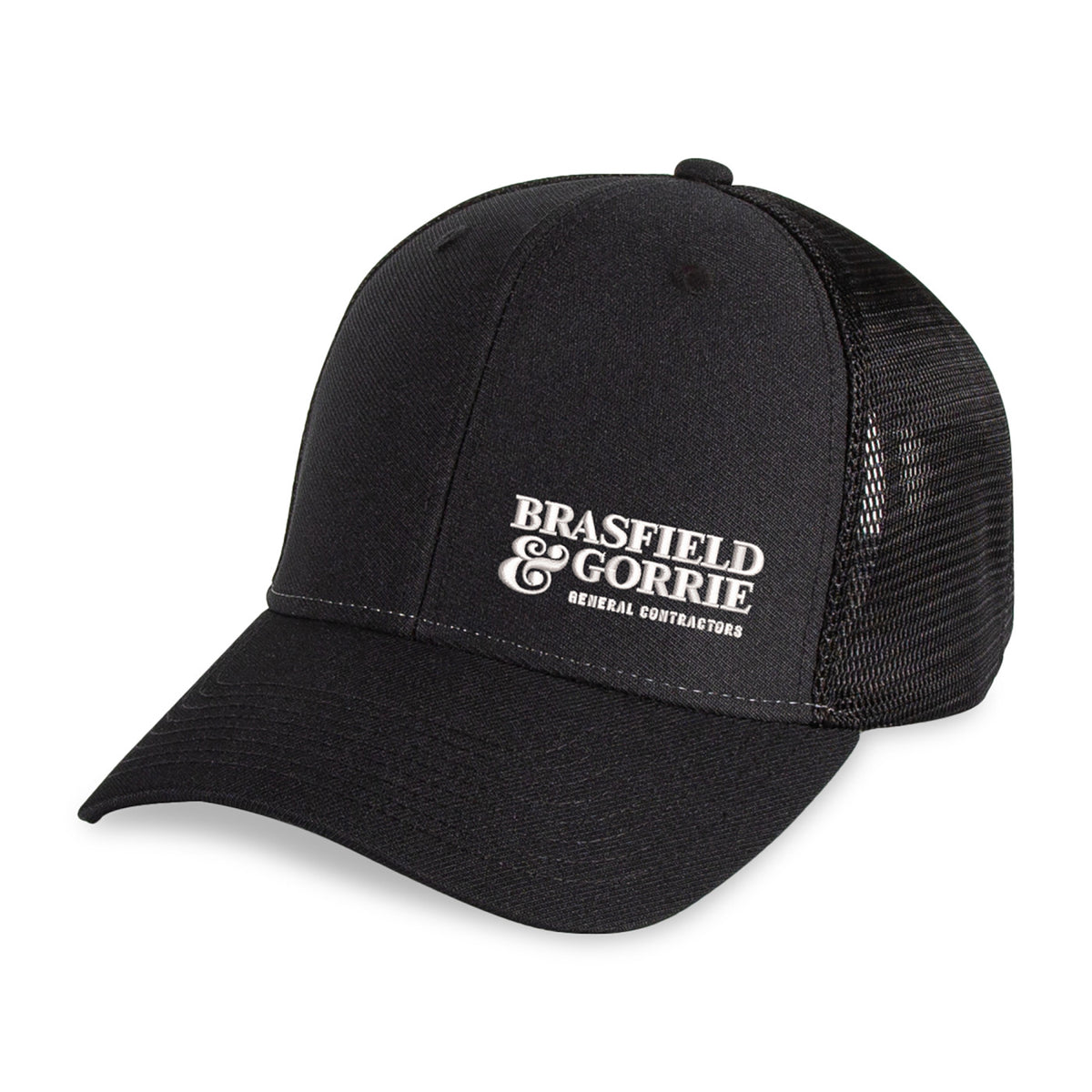 Merrimack Hat Co. Casey Performance Trucker Cap Transfer - Black - View 1