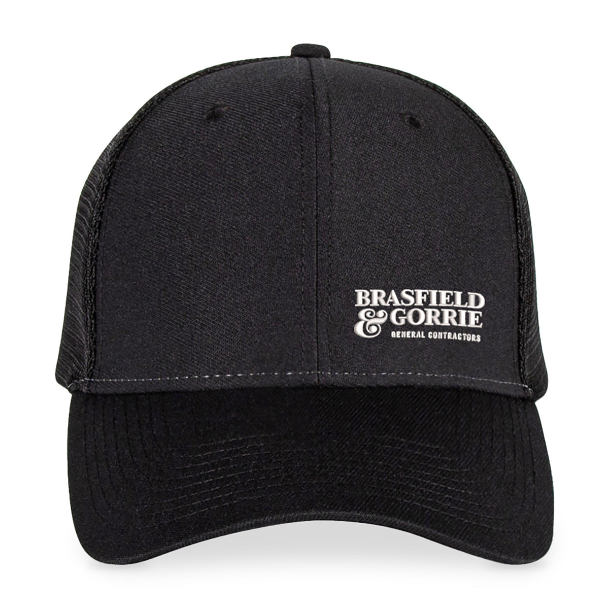 Merrimack Hat Co. Casey Performance Trucker Cap Transfer - Black - View 2