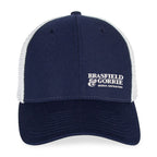Merrimack Hat Co. Casey Performance Trucker Cap Transfer - Navy/White - View 2