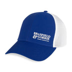 Merrimack Hat Co. Casey Performance Trucker Cap Transfer - Royal/White - View 1