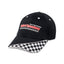 Merrimack Hat Co. Checkered Flag Race Cap Embroidery - Black/White - View 1