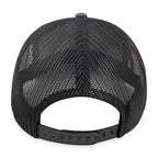 Merrimack Hat Co. Colt Cotton Trucker Cap, Mid Profile Embroidery - Charcoal/Black - View 3