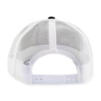 Merrimack Hat Co. Colt Cotton Trucker Cap, Mid Profile Transfer - Black-White - View 3