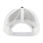 Merrimack Hat Co. Colt Cotton Trucker Cap, Mid Profile Transfer - Melange Grey/White - View 3