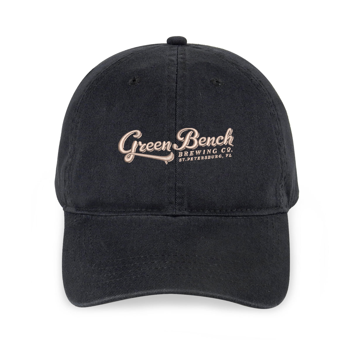 Merrimack Hat Co. Cooper Dad Cap with Buckle Strap Transfer - Black - View 2