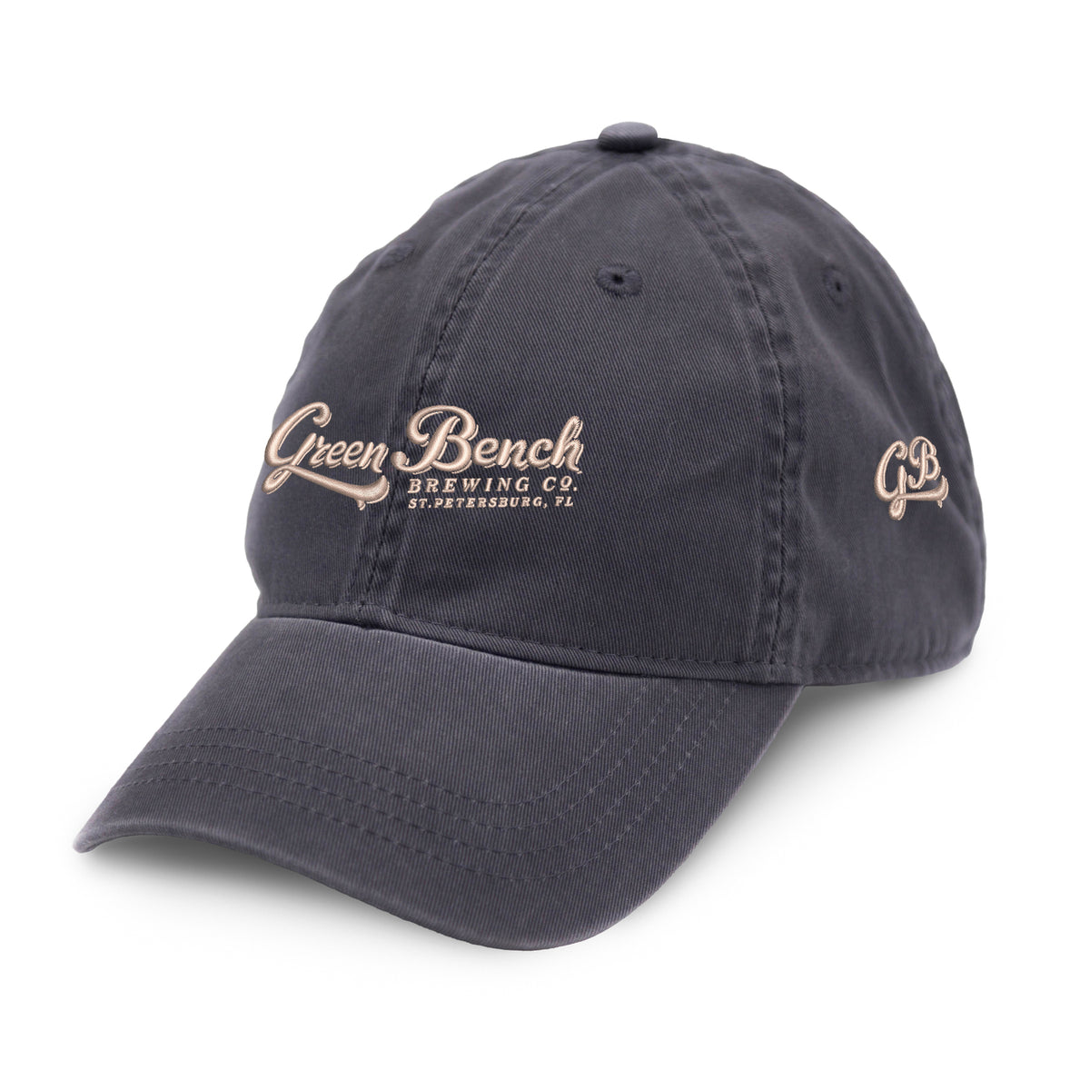 Merrimack Hat Co. Cooper Dad Cap with Buckle Strap Transfer - Charcoal - View 1