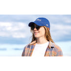 Merrimack Hat Co. Cooper Dad Cap with Buckle Strap Transfer - Cobalt - View 4